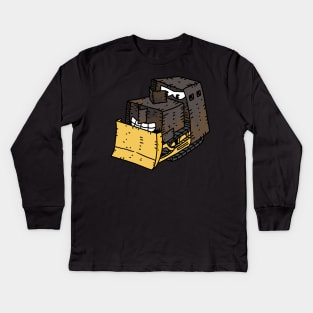 cute killdozer Kids Long Sleeve T-Shirt